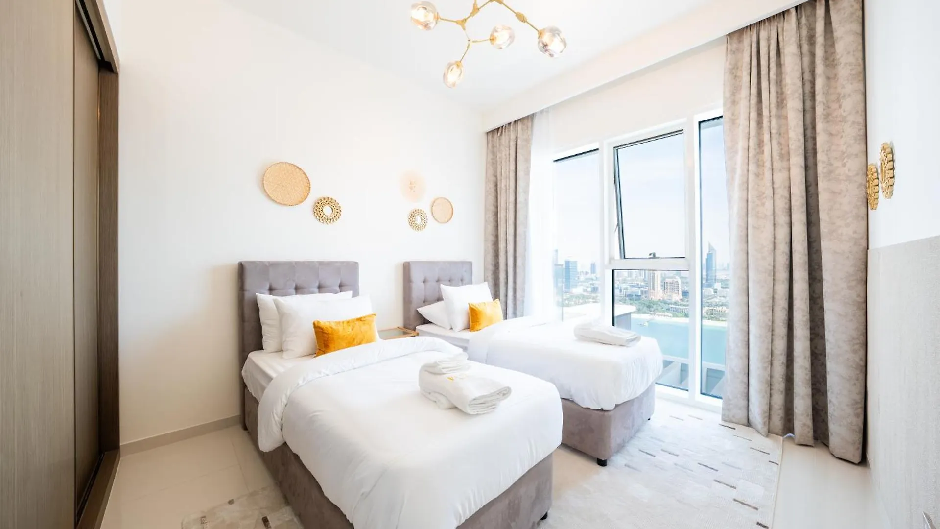 The Horizon Suite 29Th-Floor Luxury With Endless Ocean Views Dubaj Apartmán