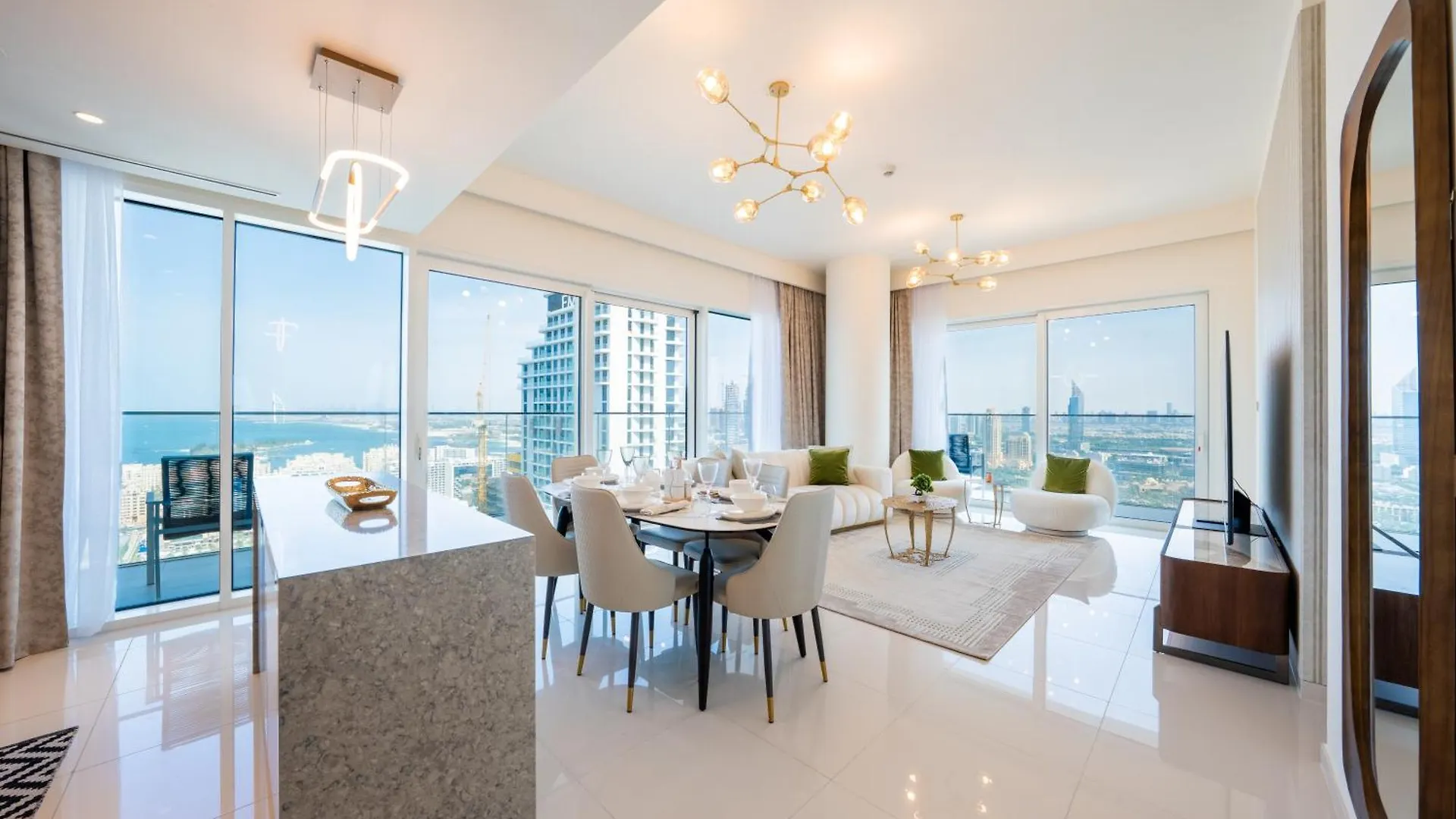 The Horizon Suite 29Th-Floor Luxury With Endless Ocean Views Dubaj