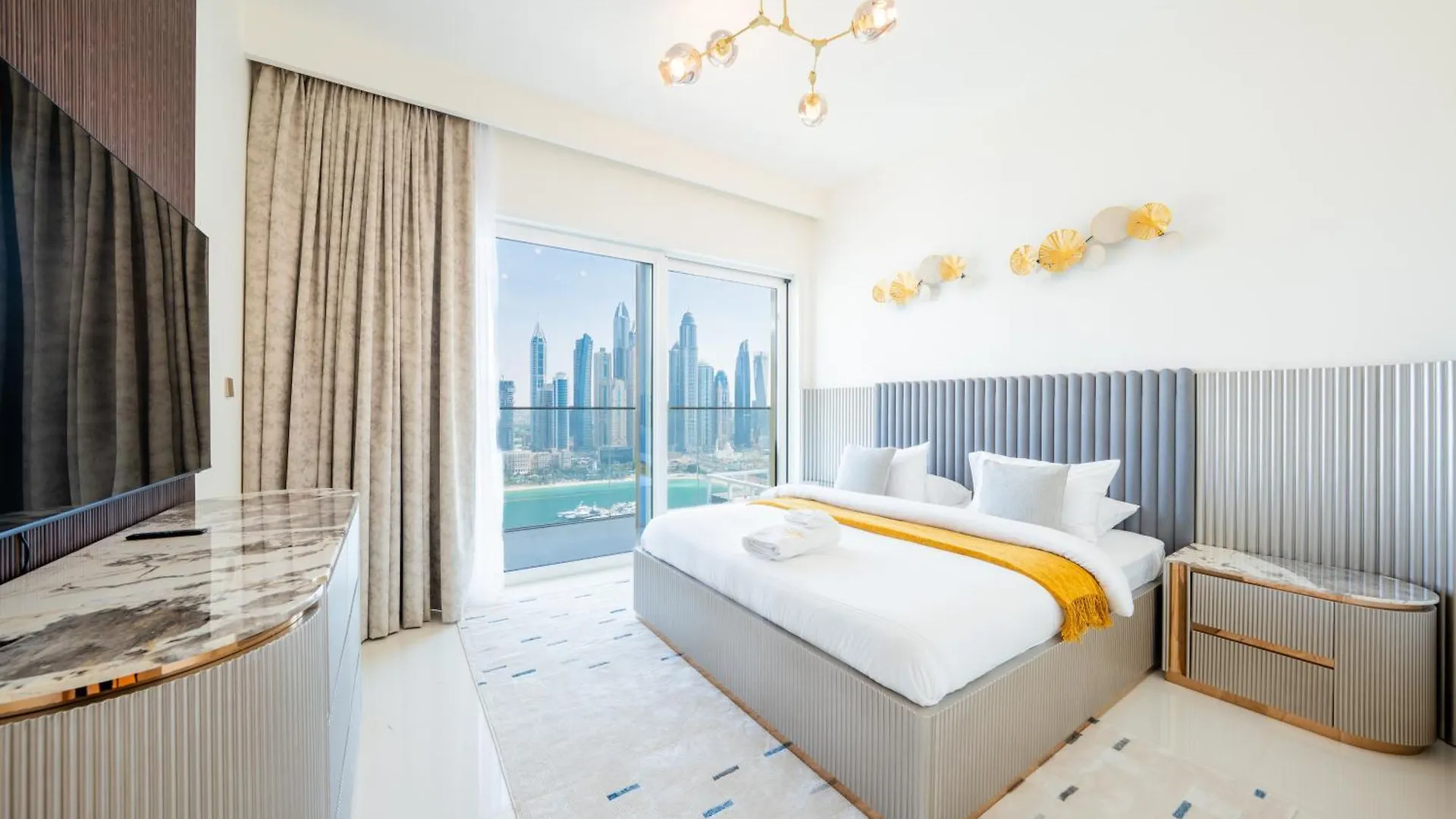 The Horizon Suite 29Th-Floor Luxury With Endless Ocean Views Dubai Apartment