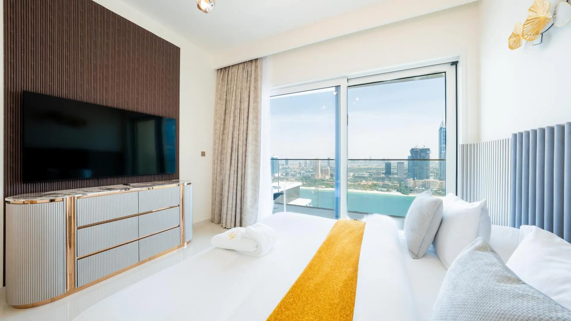 The Horizon Suite 29Th-Floor Luxury With Endless Ocean Views Dubai Apartment
