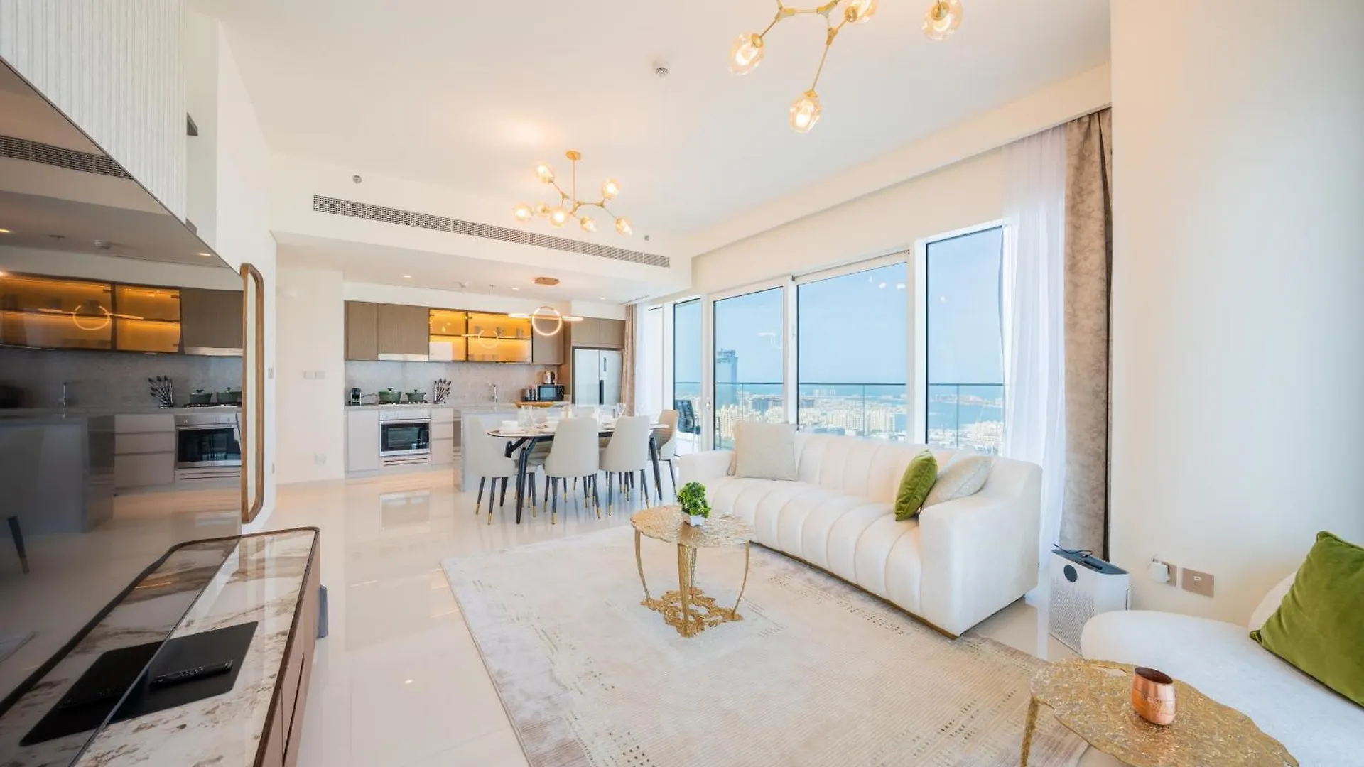 The Horizon Suite 29Th-Floor Luxury With Endless Ocean Views Dubai Apartment