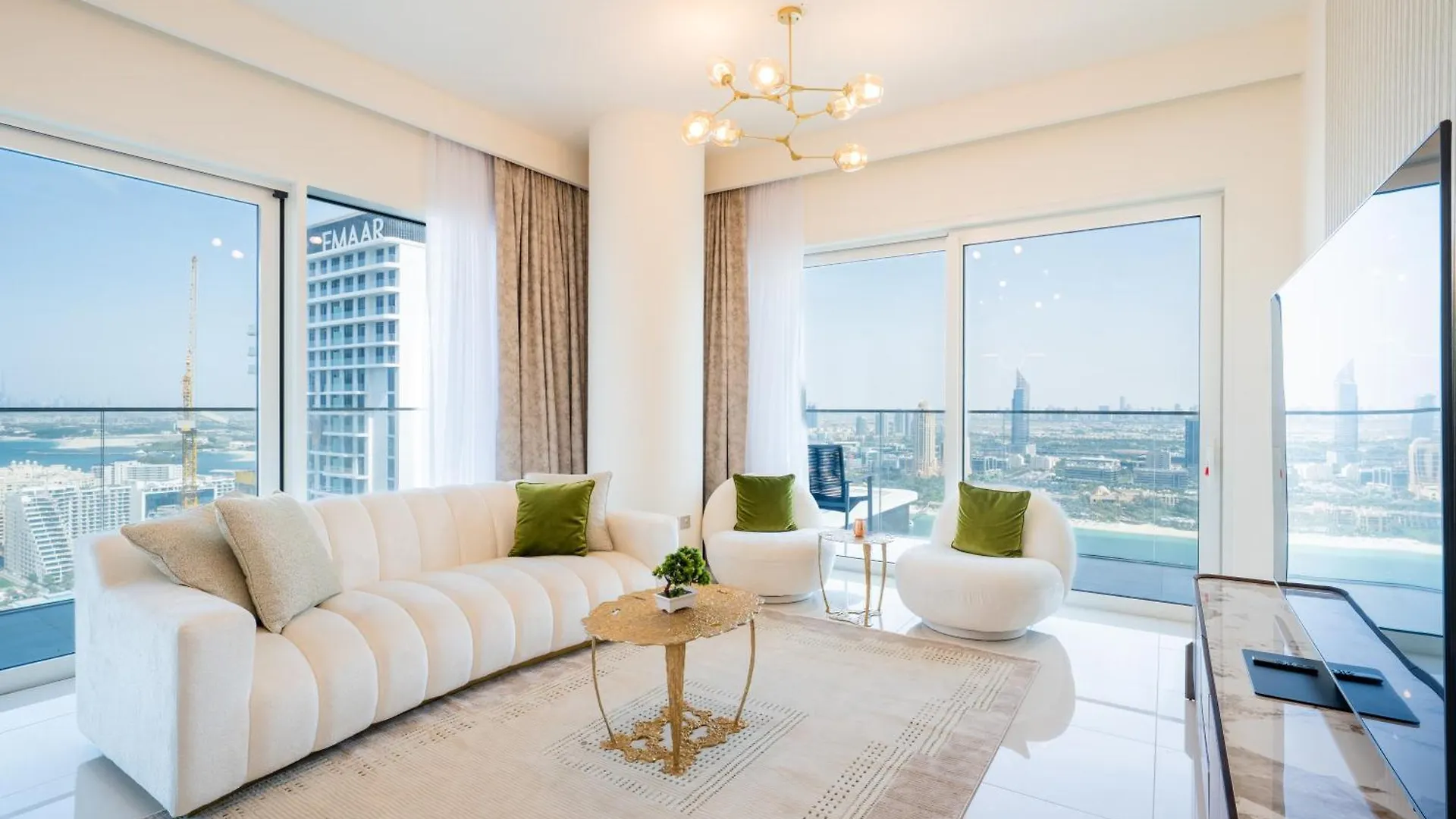 The Horizon Suite 29Th-Floor Luxury With Endless Ocean Views Dubai Apartment